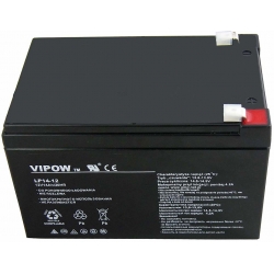 Akumulator agm żelowy VIPOW 12V 14Ah