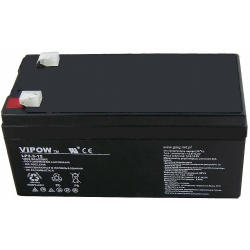 Akumulator agm żelowy VIPOW 12V 3.3Ah