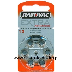 Bateria RAYOVAC 13AE słuchowa do aparatów słuchowych