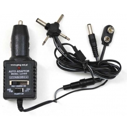 Zasilacz samochodowy , ładowarka 12V/1,5 do 12V 500mA , przetwornica
